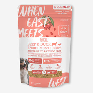 Charmy When East Meets West Beef & Duck Enrichment Recipe Freeze-Dried Raw Dog Food