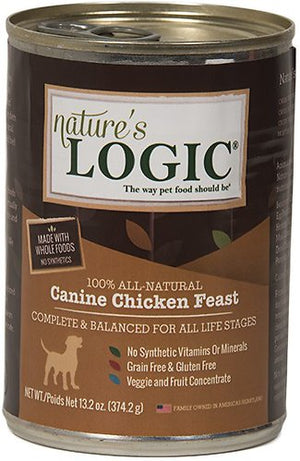 Nature's Logic Canine Chicken Feast Grain-Free Canned Dog Food