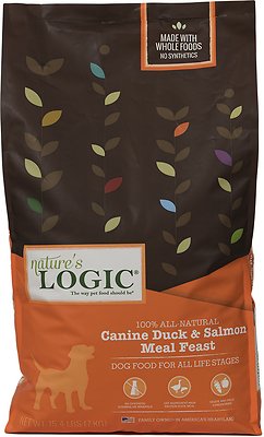 Nature's Logic Canine Duck & Salmon Meal Feast Dry Dog Food