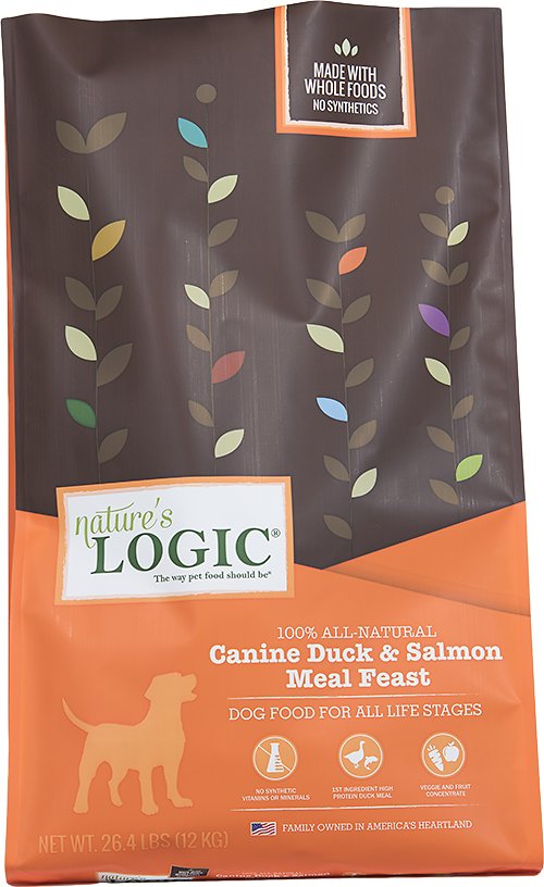 Nature's Logic Canine Festin de farine de canard et de saumon Croquettes pour chien