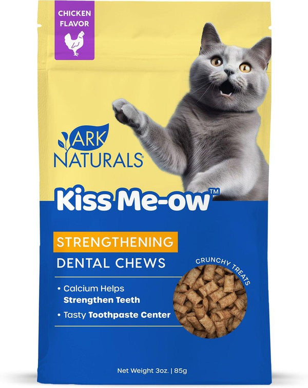 Ark Naturals Kiss Me-Ow Friandises dentaires renforçantes au poulet pour chat