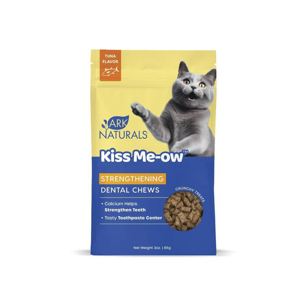 Ark Naturals Kiss Me-Ow Strengthening Tuna Dental Chews Cat Treats