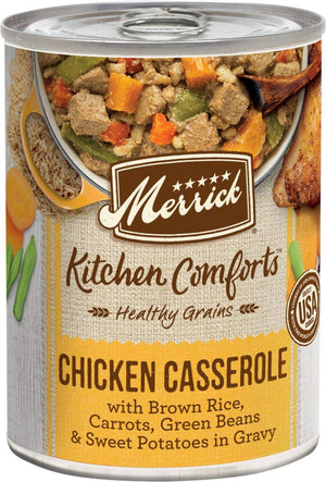 Merrick Kitchen Comforts Chicken Casserole Wet Dog Food Can