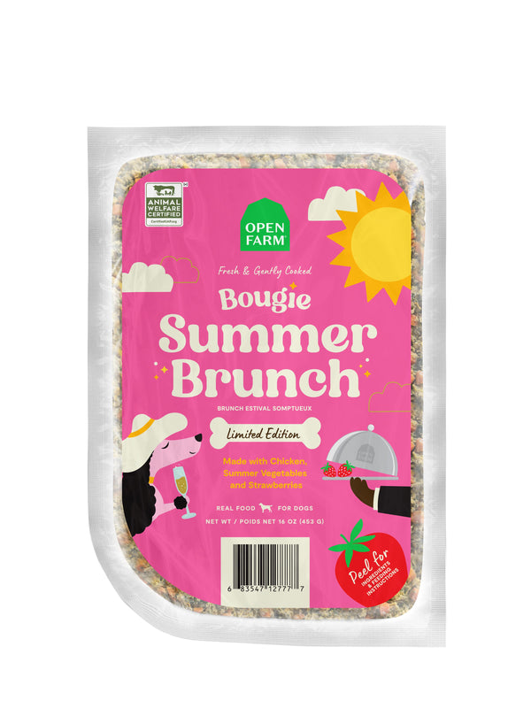 Open Farm Gently Cooked Bougie Summer Brunch Seasonal Recipe Frozen Dog Food