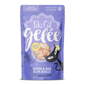 Tiki Cat Gelee Chicken & Duck in Gelee Wet Cat Food Pouch