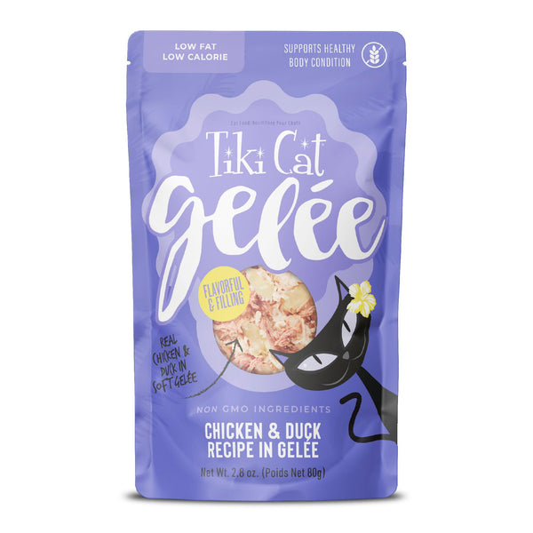 Tiki Cat Gelee Chicken & Duck in Gelee Wet Cat Food Pouch