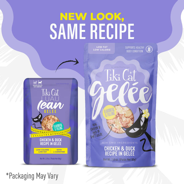 Tiki Cat Gelee Chicken & Duck in Gelee Wet Cat Food Pouch