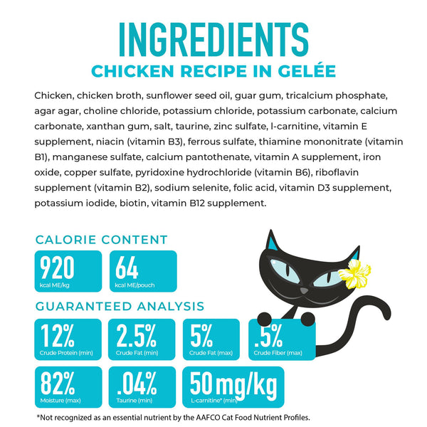 Tiki Cat Gelee Chicken in Gelee Wet Cat Food Pouch