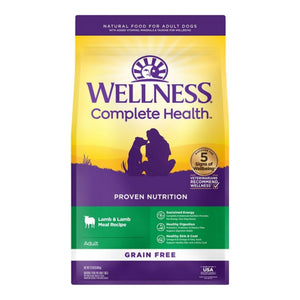 Wellness Complete Health Agneau & Farine d'Agneau Nourriture sèche sans céréales pour chiens adultes