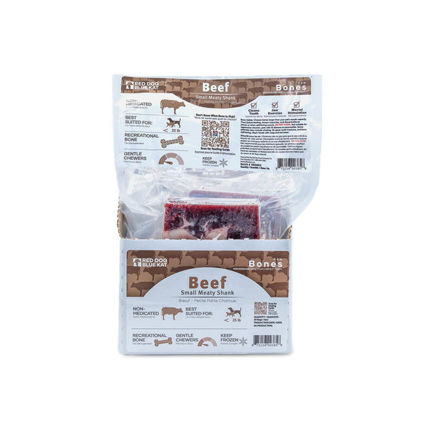 Red Dog Blue Kat Os crus Jarret de bœuf charnu pour chiens