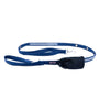 Smoochy Poochy Nylon Hands-Free Reflective Dog Leash, Navy Blue