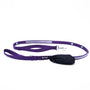 Smoochy Poochy Nylon Hands-Free Reflective Dog Leash, Purple