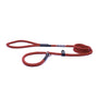 Smoochy Poochy Rope Slip Leash with Safety for Dogs, Red