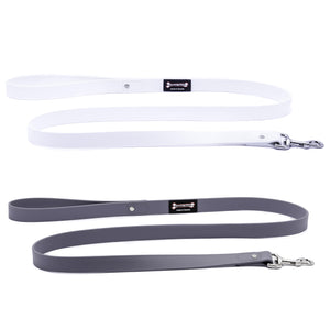 Smoochy Poochy Polyvinyl Waterproof Regular Style Dog Leash, Slate