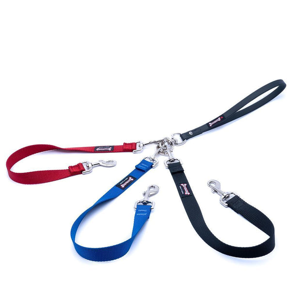 Smoochy Poochy Extension de laisse en nylon pour chien, Rouge