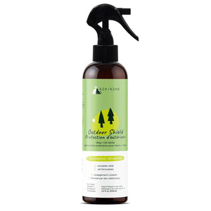 kin+kind Outdoor Shield Natural Lemon Scentgrass Spray for Pets