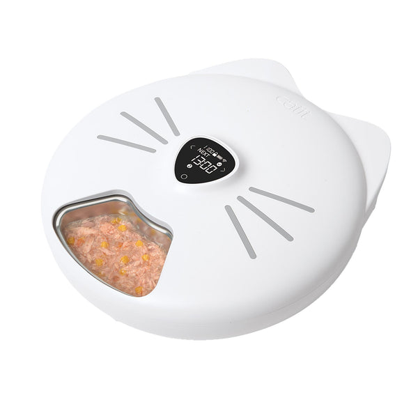 Catit PIXI Smart Distributeur automatique de nourriture pour chat 6 repas en acier inoxydable