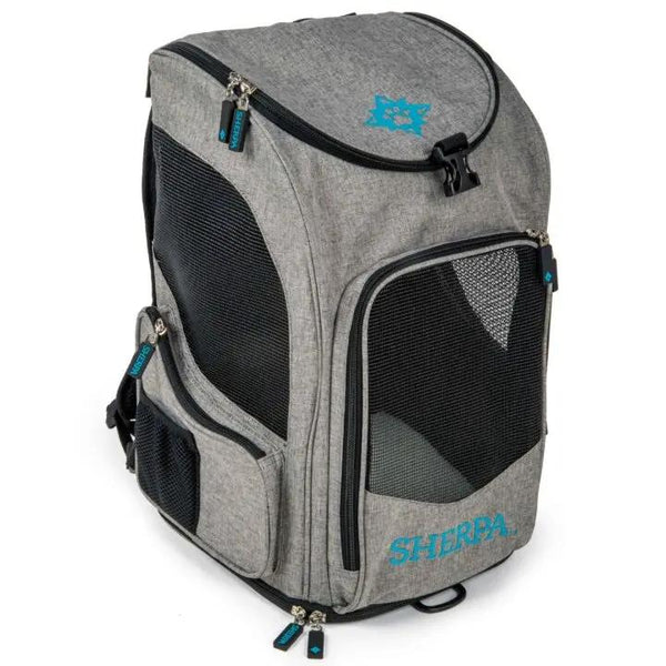 Sherpa 2-in-1 Backpack Travel Pet Carrier, Gray