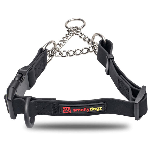 smellydogz Collier Martingale, noir