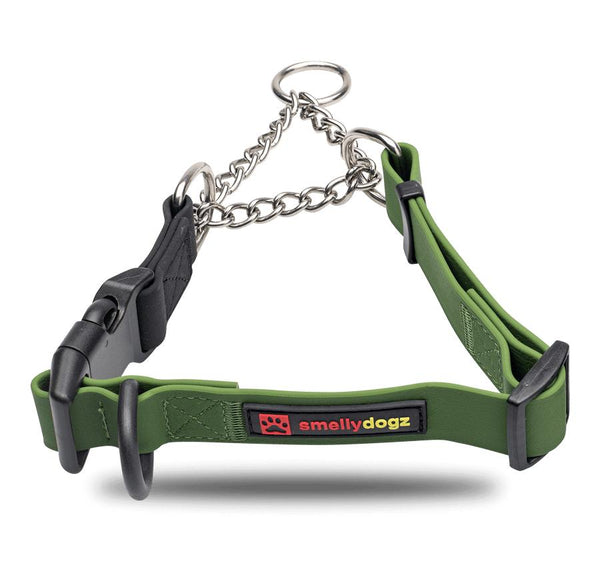 smellydogz Martingale Collar, Green