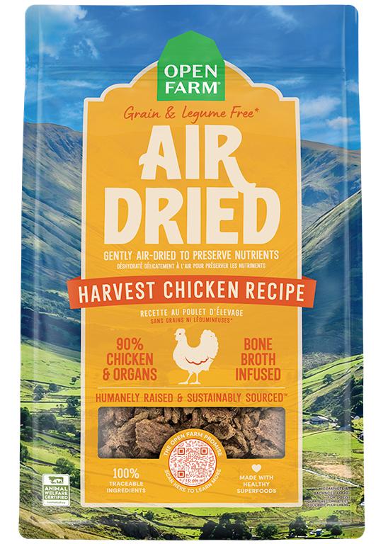 Open Farm Harvest Chicken Recipe Air-Dried Dog Food