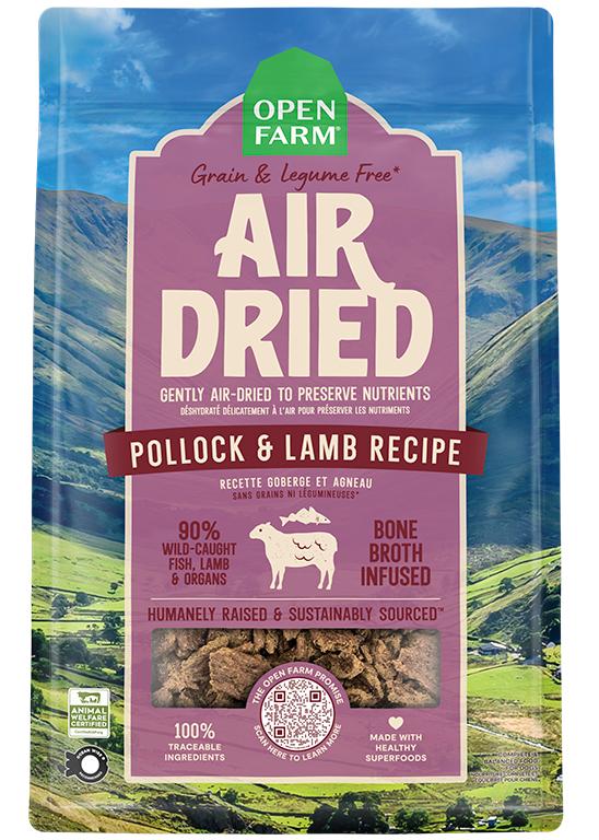 Open Farm Pollock & Lamb Recipe Air-Dried Dog Food