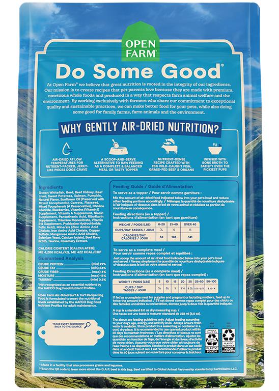 Open Farm Surf & Turf Recipe Air-Dried Dog Food
