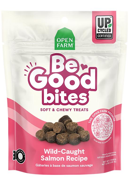 Open Farm Be Good Bites friandises au saumon sauvage pour chiens