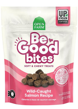 Open Farm Be Good Bites friandises au saumon sauvage pour chiens