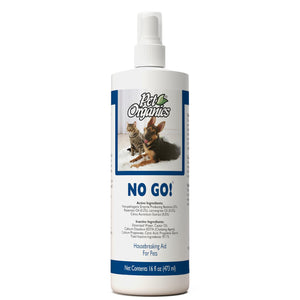 NaturVet Pet Organics No Go! Aide au bris de maison pour chiens et chats, bouteille de 16 oz