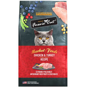 Fussie Cat Market Fresh Chicken & Turkey Recipe Dry Cat Food
