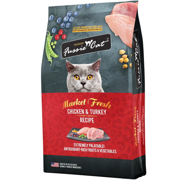Fussie Cat Market Fresh Chicken & Turkey Recipe Dry Cat Food