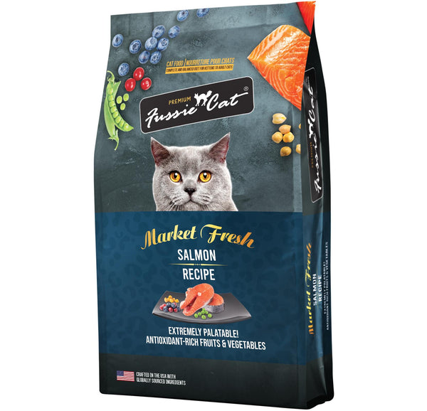 Fussie Cat Market Fresh Salmon Recipe Dry Cat Food