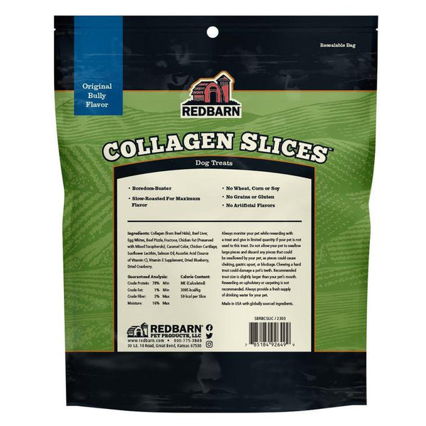 Redbarn Collagen Slices Original Bully Flavor Dog Treats