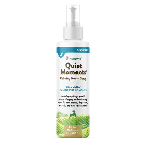 NaturVet Quiet Moments Calming Room Spray for Dogs, 8-oz
