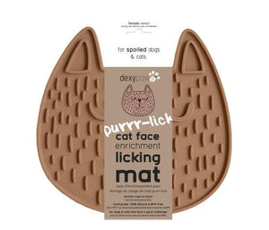 Dexypaws Purrr-Lick Enrichment Licking Mat Dog & Cat Slow Feeder