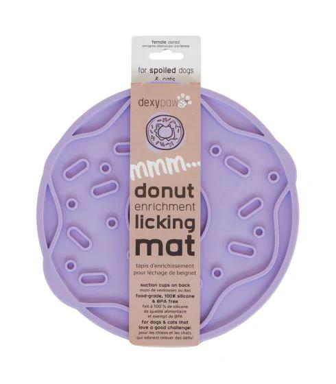 Dexypaws Mmm Donut Enrichment Licking Mat Dog Slow Feeder