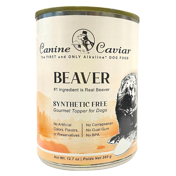 Canine Caviar Synthetic Free Beaver Formula Wet Dog Food Can