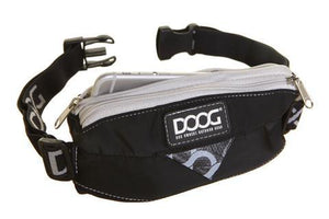 DOOG Ceinture de marche Mini Stretch pour chiens, noire