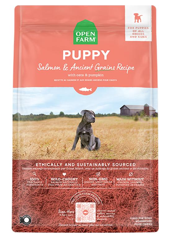 Open Farm Puppy Salmon & Ancient Grains Recipe Dry Dog Food
