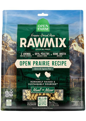 Open Farm RawMix Open Prairie Recipe Freeze-Dried Raw Dog Food