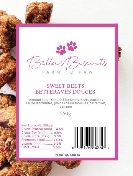 Bella's Biscuits Sweet Beets Dog Treats