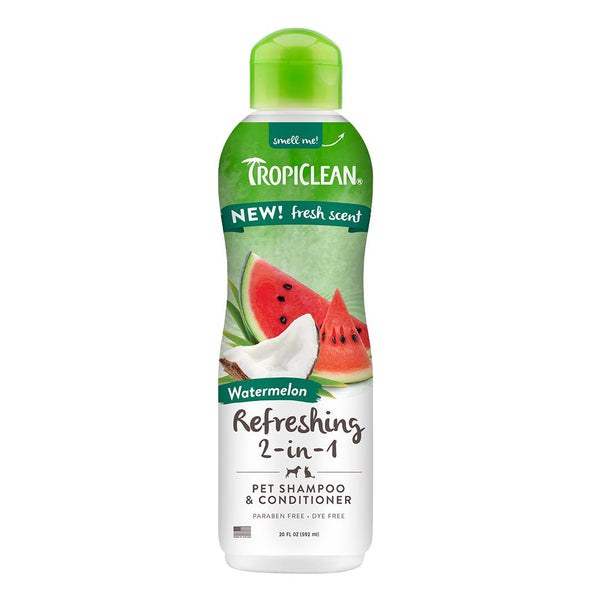 Tropiclean Watermelon Refeshing 2-In-1 Pet Shampoo & Conditioner