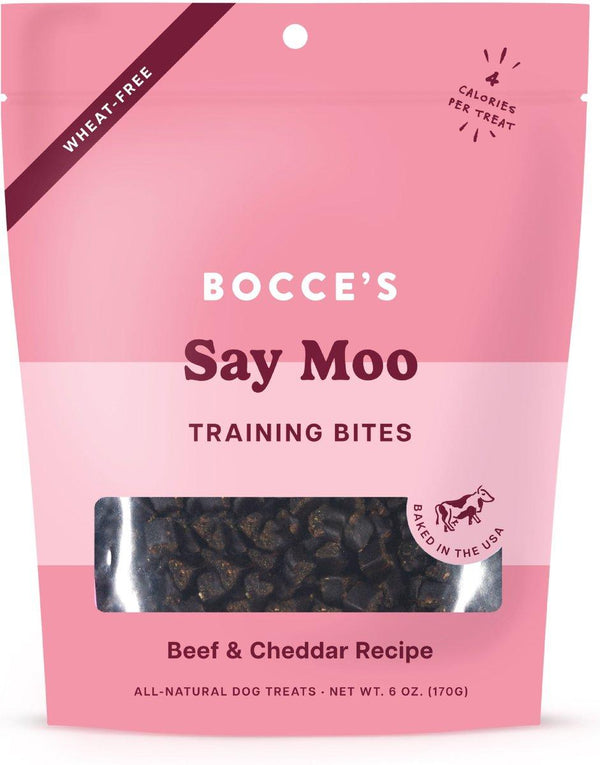 Bocce's Bakery Say Moo Training Bites Dog Treats