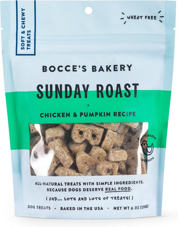 Bocce's Bakery Friandises molles et moelleuses Sunday Roast pour chiens