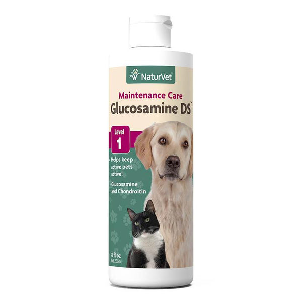 NaturVet Maintenance Care Glucosamine Level 1 Liquid Dog & Cat Supplement