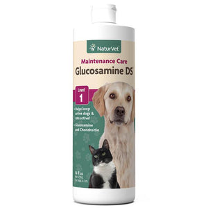 NaturVet Maintenance Care Glucosamine Level 1 Liquid Dog & Cat Supplement