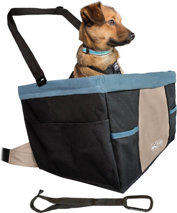 Kurgo Rover siège rehausseur pour chien, noir/bleu
