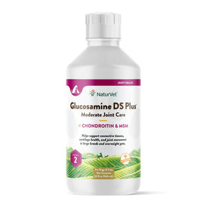 NaturVet Moderate Care Glucosamine DS Plus Level 2 Liquid Dog & Cat Supplement