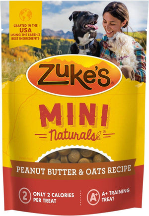 Zuke's Mini Naturals Friandises molles au beurre de cacahuète et avoine pour chiens